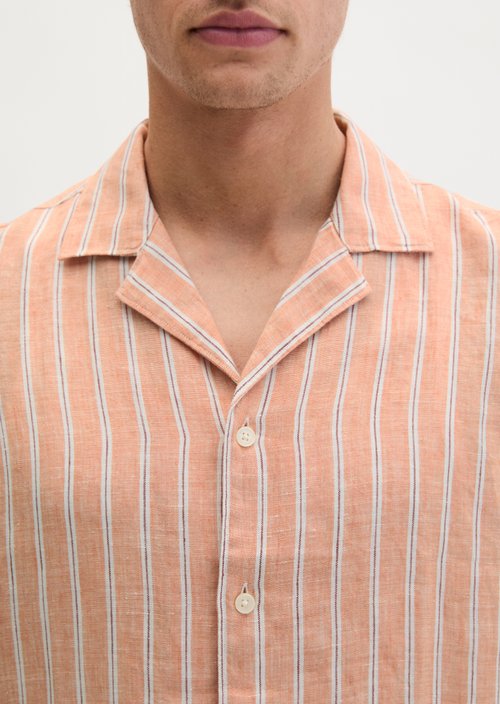 Regular short-sleeved shirt — Medium Orange