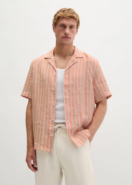 Regular short-sleeved shirt — Medium Orange