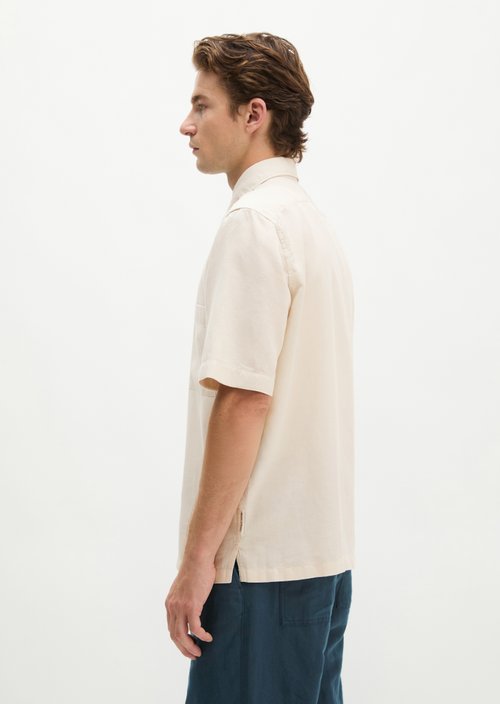 Regular short-sleeved shirt — Grey Silk