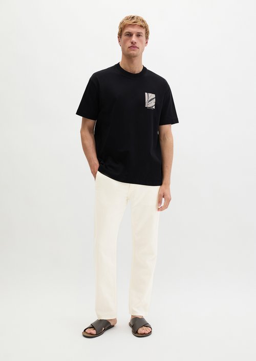 Relaxed T-shirt — Black