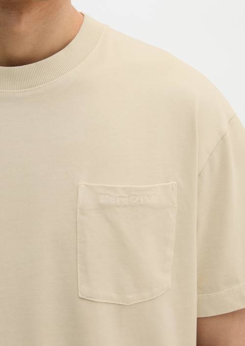 Relaxed T-shirt Grey Silk in detail view