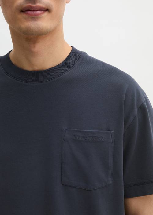 Relaxed T-shirt Dark Navy in detail view