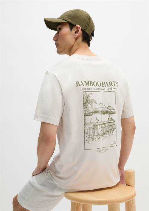T-shirt regular Grey Silk in front view