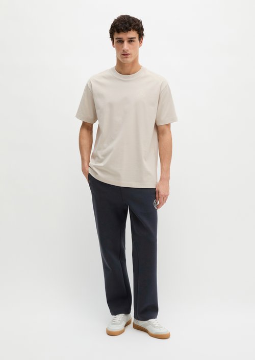 MOP Club '67 Football T-Shirt, Heavy Jersey, Oversize — Grey Silk