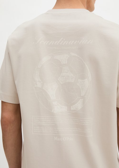 MOP Club '67 Football T-Shirt, Heavy Jersey, Oversize — Grey Silk