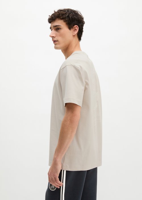MOP Club '67 Football T-Shirt, Heavy Jersey, Oversize — Grey Silk