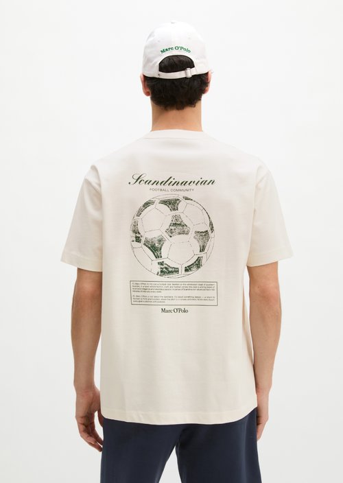 MOP Club '67 Football T-Shirt, Heavy Jersey, Oversize — White Cotton