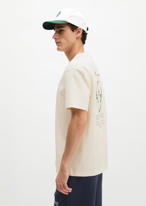 MOP Club '67 Football T-Shirt, Heavy Jersey, Oversize — White Cotton