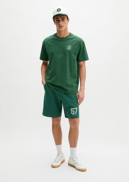 MOP Club '67 Football T-Shirt, Heavy Jersey, Oversize — Ivy Green