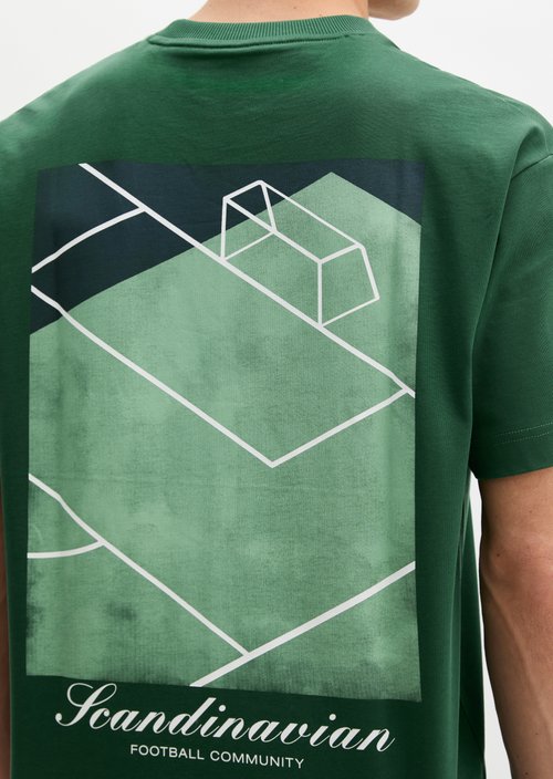MOP Club '67 Football T-Shirt, Heavy Jersey, Oversize — Ivy Green