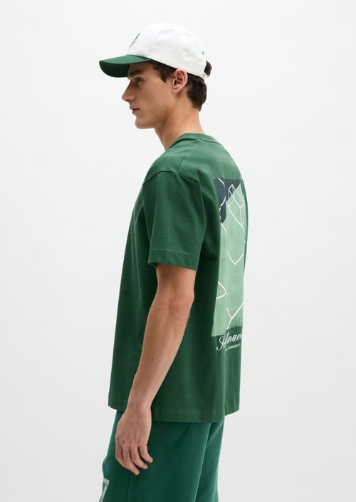 MOP Club '67 Football T-Shirt, Heavy Jersey, Oversize — Ivy Green