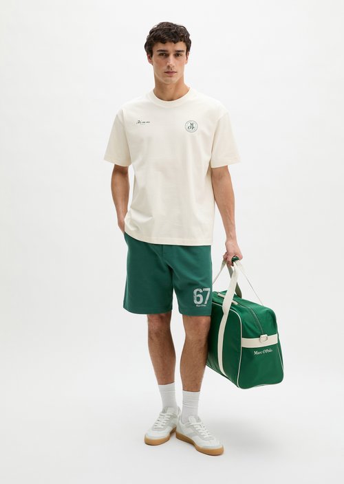MOP Club '67 Football T-Shirt, Heavy Jersey, Oversize — White Cotton