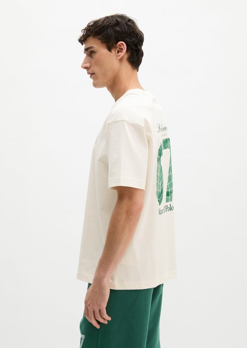 MOP Club '67 Football T-Shirt, Heavy Jersey, Oversize — White Cotton
