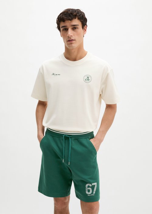 MOP Club '67 Football T-Shirt, Heavy Jersey, Oversize — White Cotton