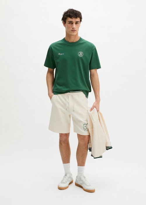 MOP Club '67 Football T-Shirt, Heavy Jersey, Oversize — Ivy Green