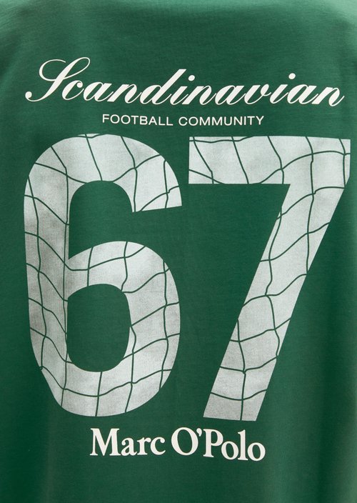 MOP Club '67 Football T-Shirt, Heavy Jersey, Oversize — Ivy Green
