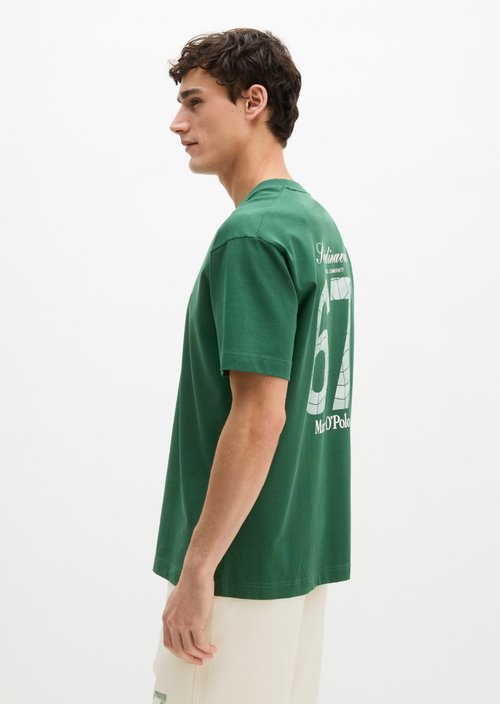 MOP Club '67 Football T-Shirt, Heavy Jersey, Oversize — Ivy Green