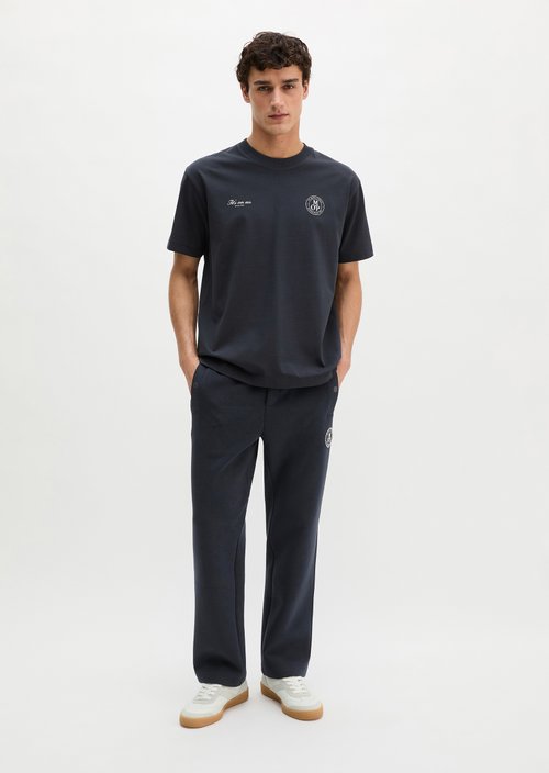 MOP Club '67 Football T-Shirt, Heavy Jersey, Oversize — Dark Navy