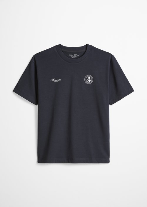 MOP Club '67 Football T-Shirt, Heavy Jersey, Oversize — Dark Navy