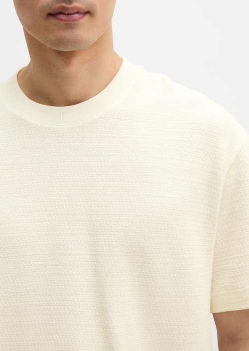DfC T-Shirt relaxed — Silky White