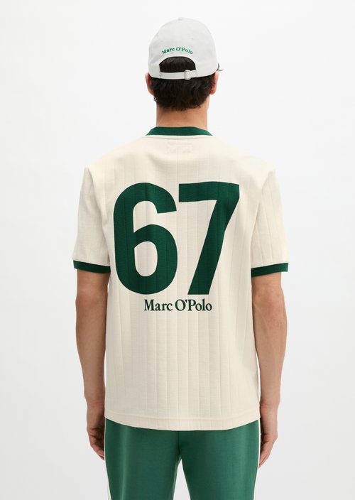 MOP Club '67 Football Tricot Shirt, Rib — White Cotton