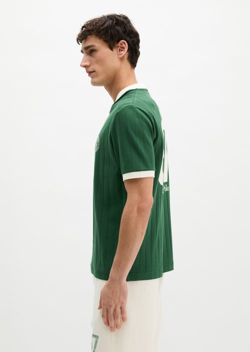 MOP Club '67 Football Tricot Shirt, Rib — Ivy Green