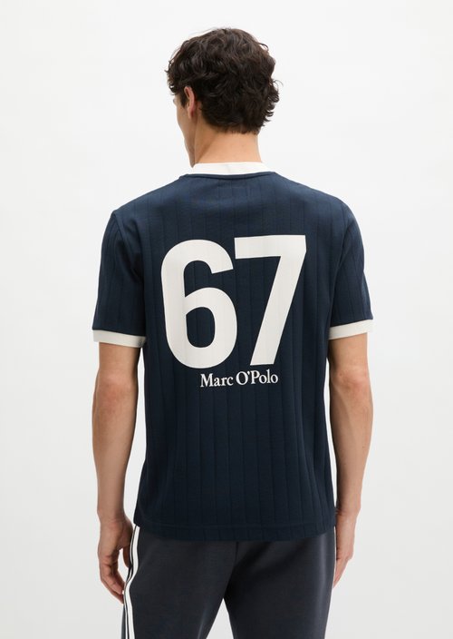 MOP Club '67 Football Tricot Shirt, Rib — Dark Navy