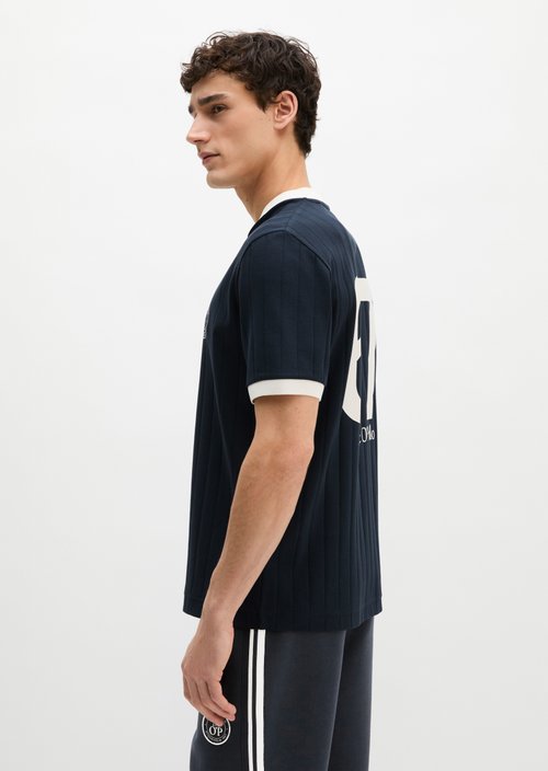 MOP Club '67 Football Tricot Shirt, Rib — Dark Navy