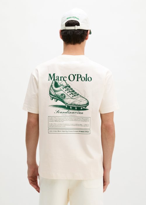 MOP Club '67 Football T-Shirt, Heavy Jersey, Oversize — White Cotton