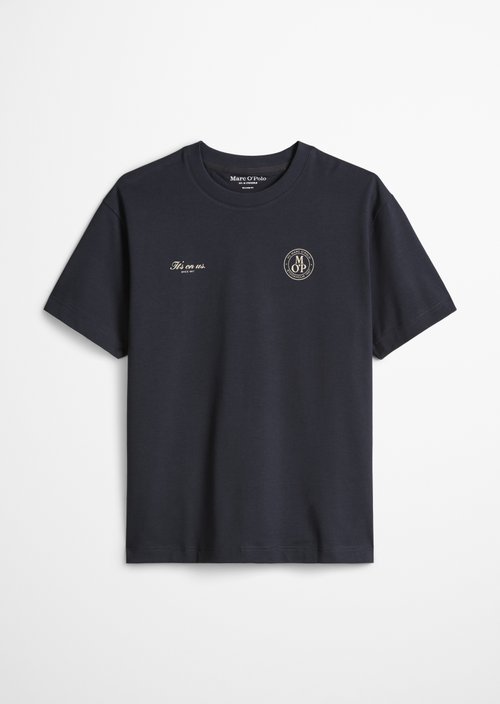 MOP Club '67 Football T-Shirt, Heavy Jersey, Oversize — Dark Navy
