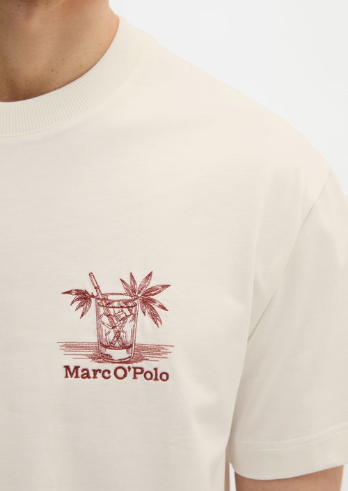 T-shirt loose — Silky White