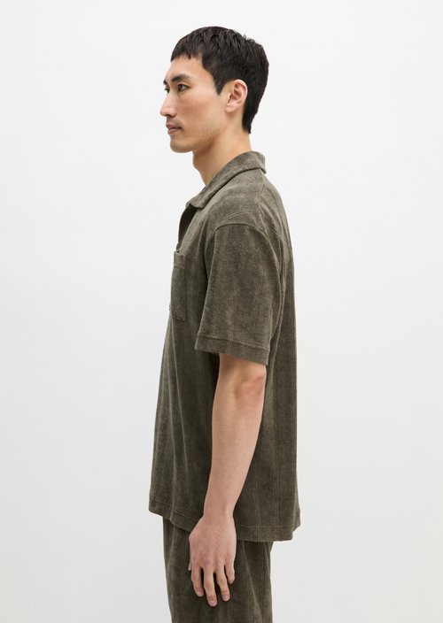 DfC polo shirt loose — Saddle Gray