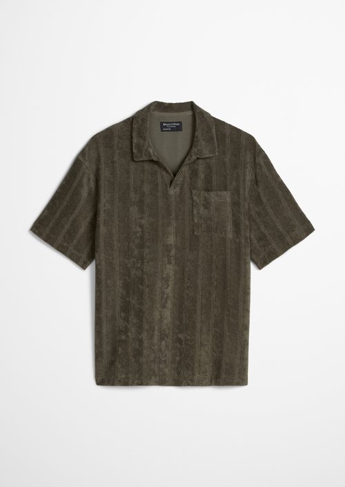 DfC polo shirt loose — Saddle Gray