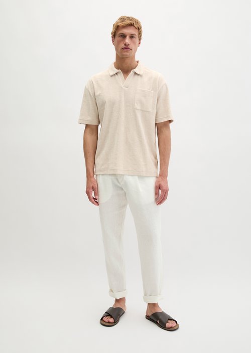 DfC polo shirt loose — Grey Silk