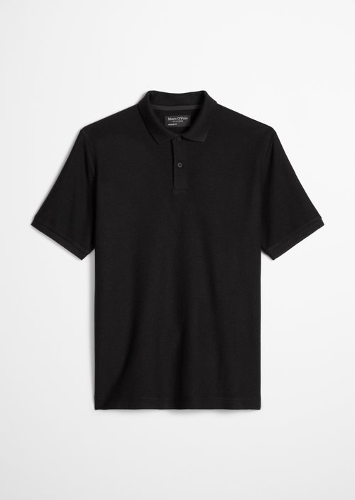 Regular polo shirt — Black