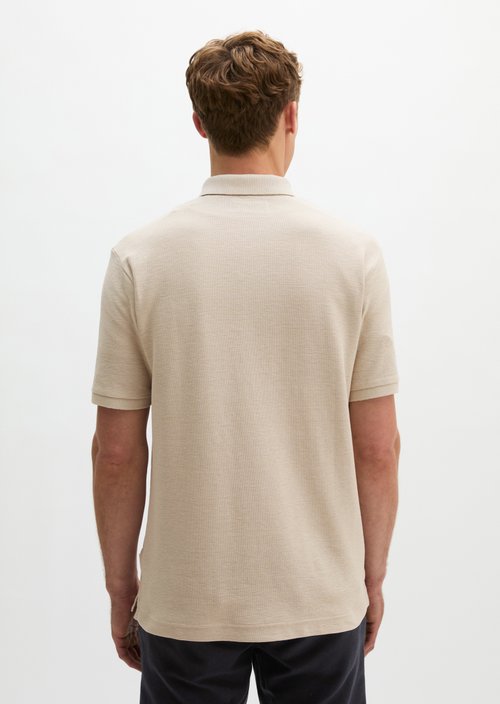 Regular polo shirt — Grey Silk