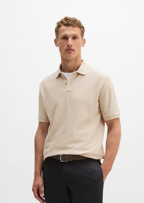 Regular polo shirt — Grey Silk