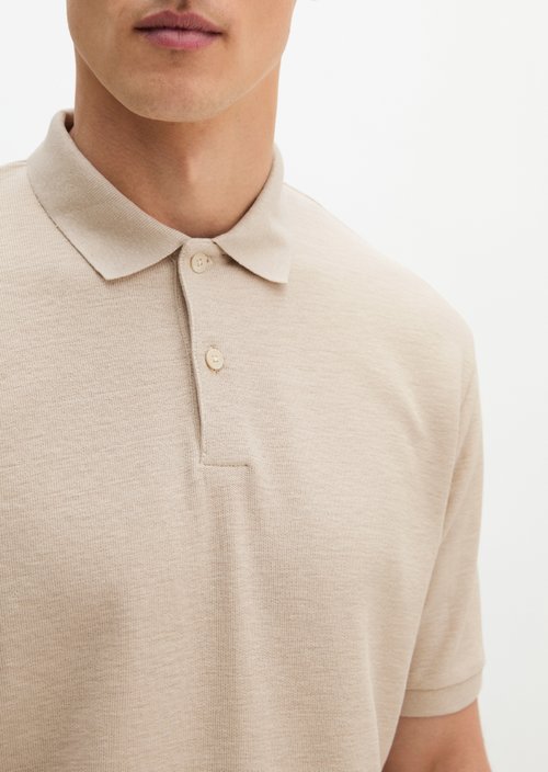 Regular polo shirt — Grey Silk