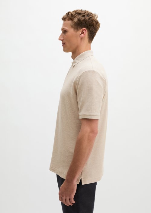 Regular polo shirt — Grey Silk