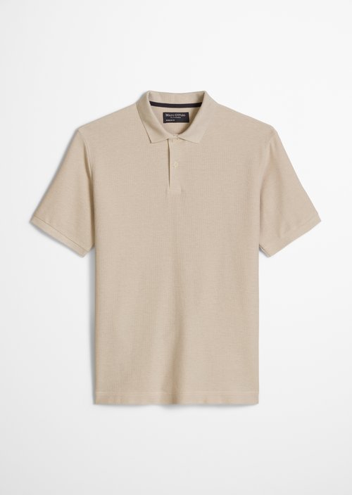 Regular polo shirt — Grey Silk