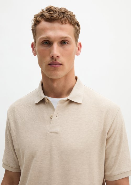 Regular polo shirt — Grey Silk