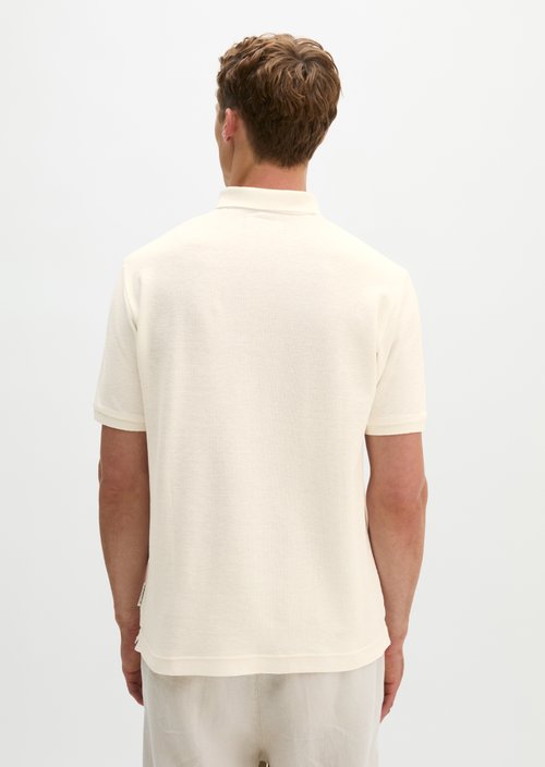 Regular polo shirt — Silky White