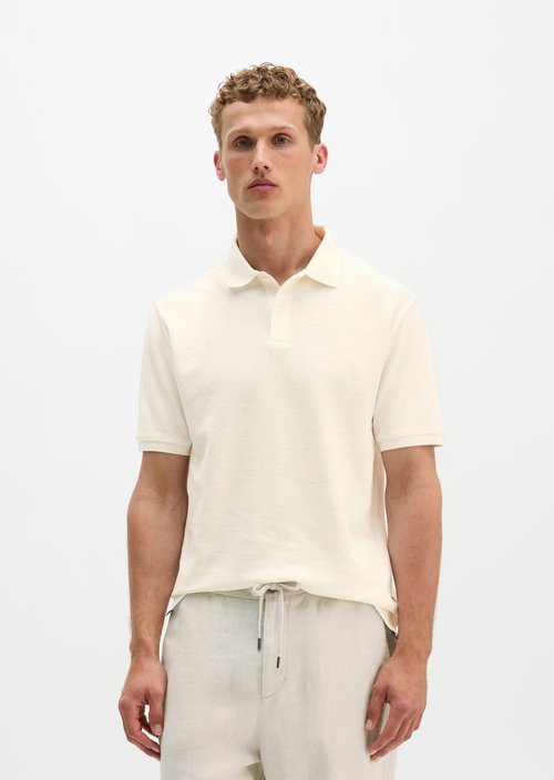 Regular polo shirt — Silky White
