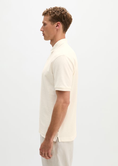 Regular polo shirt — Silky White