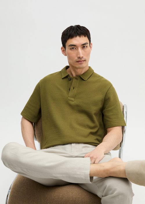 DfC polo shirt jersey regular — Fresh Seaweed