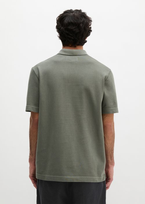 Piqué regular polo shirt — Saddle Gray