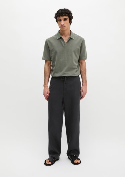 Piqué regular polo shirt — Saddle Gray