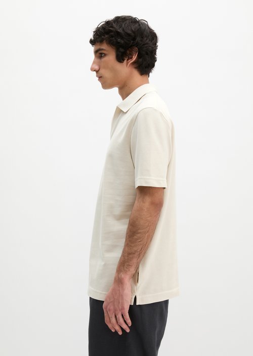 Piqué regular polo shirt — Grey Silk