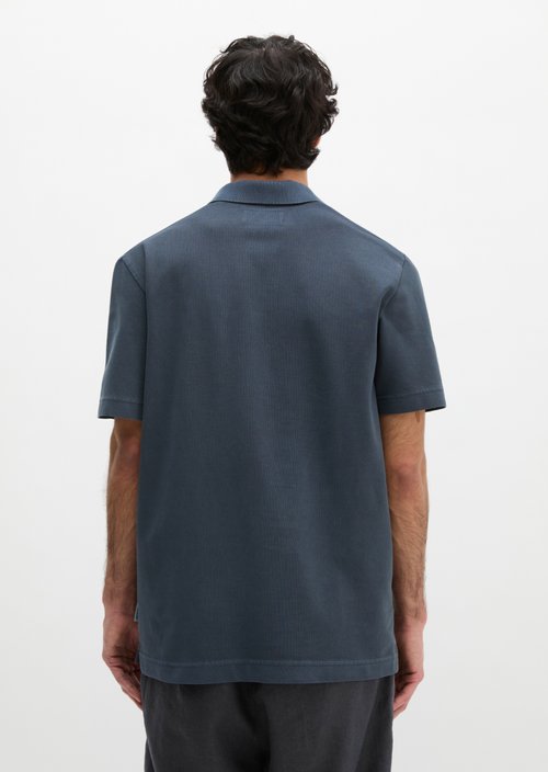 Piqué regular polo shirt — Dark Navy
