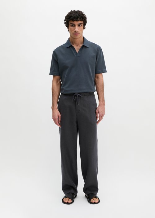 Piqué regular polo shirt — Dark Navy